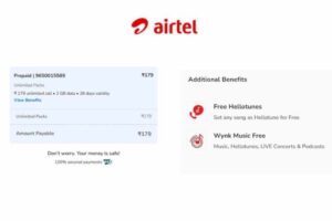 airtel 179 plan details in hindi