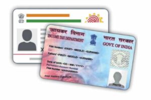 aadhaar card pan card link